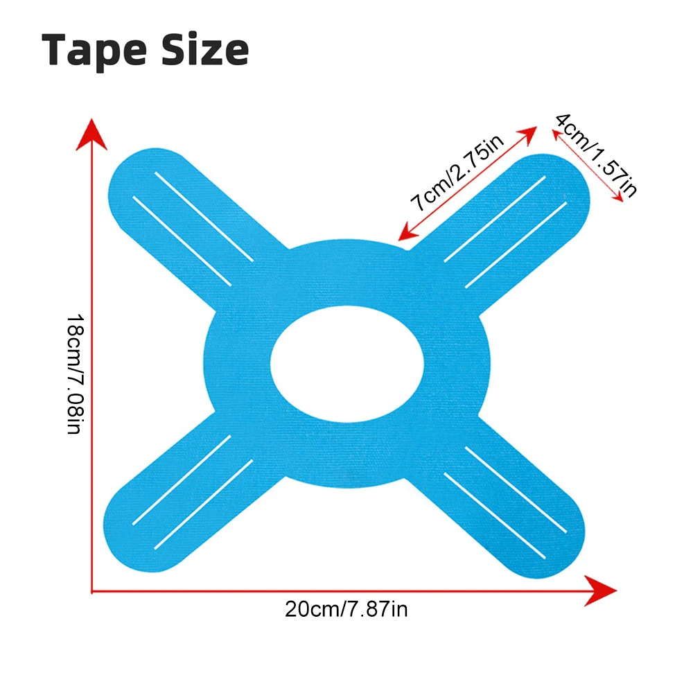 Sports Taping Precut - 5 adet spor kinesiyoloji bandı, dizler