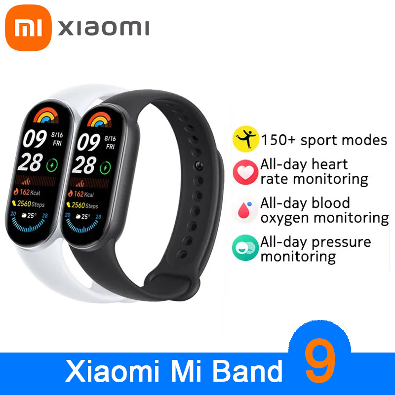 Health Wellness Bracelet - Xiaomi Mi Band 9 AMOLED Ekranlı