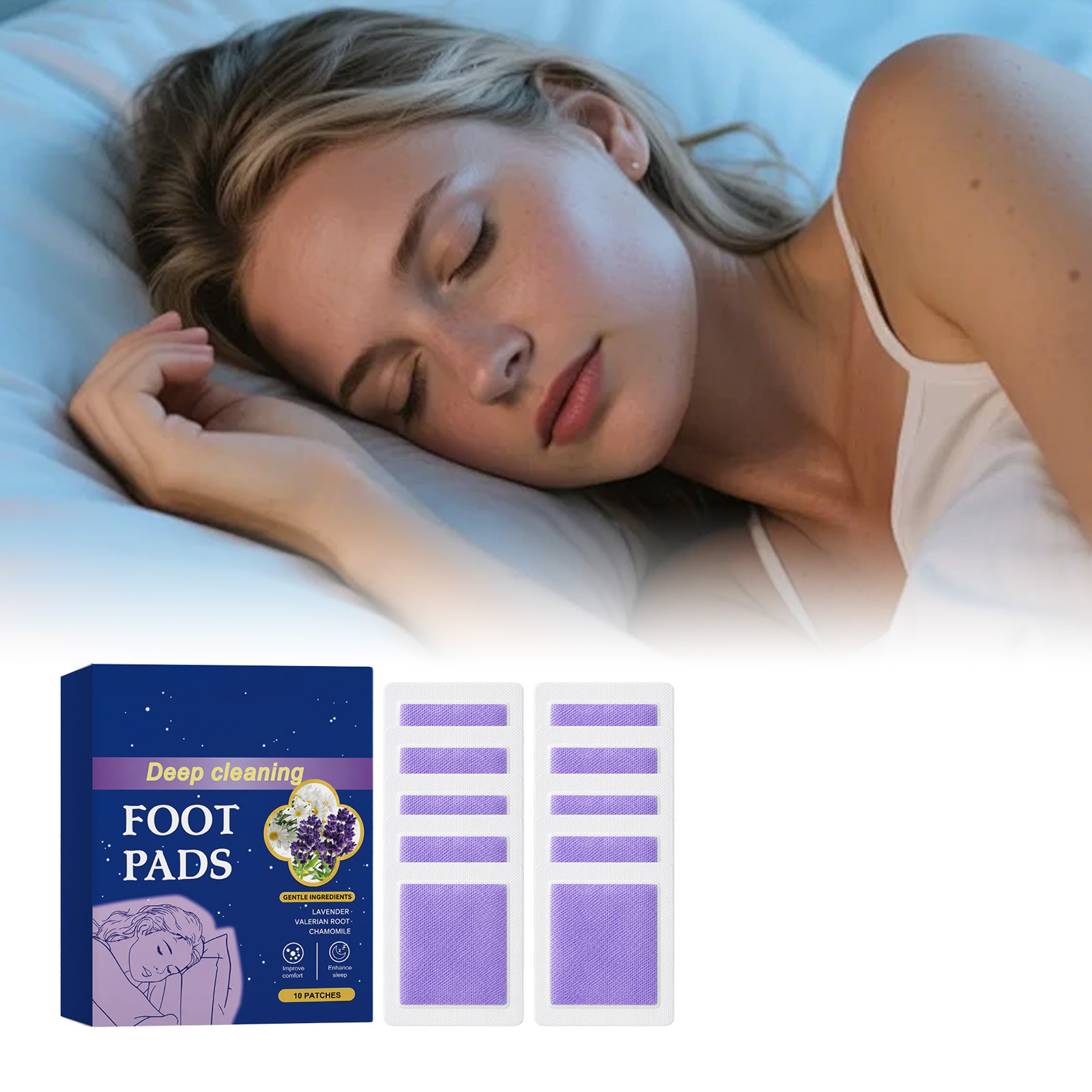Detox Foot Patch - Derin Uyku Ayak Bantları Kuru ve
